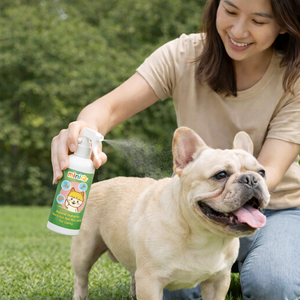 Mini Q – Nouvelle Formule Luxe Moderne – Spray Anti-Puces 120 ml Parfum Frais Naturel pour Chiens et Chats – Matériau PU X2 - Product Image 6