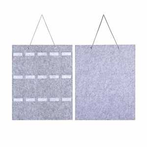 Organisateur mural ou de porte en tissu lin-coton avec poches suspendues pour chambre à coucher – Cadeau promotionnel d'entreprise - Product Image 3