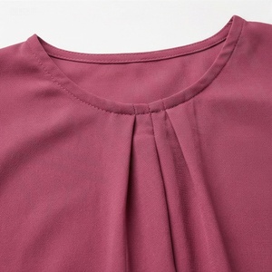 Abaya musulmane pour femmes de haute qualité, vente en gros, couleur personnalisée, nouvelle mode, robe islamique traditionnelle, polyester léger - Product Image 4