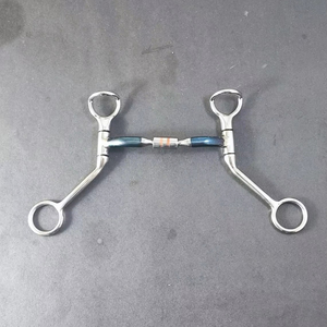 Bocado de acero inoxidable para equitación western, equipo ecuestre hecho a mano, brida profesional para entrenamiento de caballos - Product Image 1