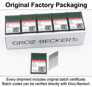Aiguilles à double pointe Groz-Beckert DPX5 134 135X5 pour machine à coudre industrielle, 20 pièces, pointe à bille pour tricot - Product Image 2