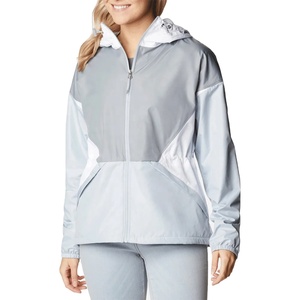 2026 Customizable Lightweight Women's High Street Winter Windbreaker Stand Waterproof Plain Pullover <b>Jacket</b> <b>Canvas</b> Polyester - Product Image 1