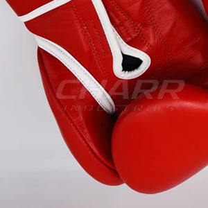 Gants de boxe en cuir légers avec coutures robustes, antidérapants et sangle de poignet réglable pour l'entraînement prolongé en promotion - Product Image 2