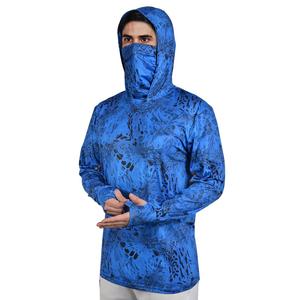 Vêtements de pêche unisexes confortables pour l'extérieur, mode, protection UPF 50+, imperméables, coupe-vent, respirants, séchage rapide, sweat à capuche à manches longues - Product Image 1