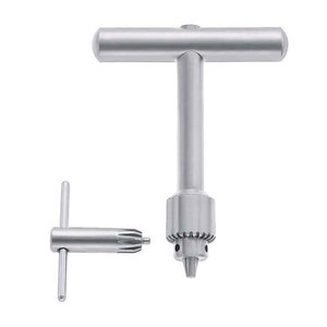 Taladro manual de acero inoxidable con mango en T, mandril Jacobs, taladro ortopédico para huesos, juego de instrumentos quirúrgicos de alta calidad, profesional - Product Image 1