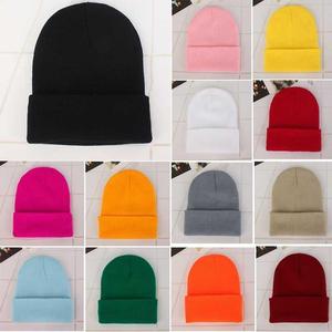 Bonnet d'hiver unisexe tendance en tricot patchwork effet vieilli – Casquette urbaine mode hiver – Chapeaux chauds - Product Image 4