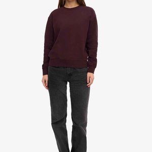 Sweat-shirt pour femme à manches longues, service OEM, avec logo personnalisé, col rabattu, pour les acheteurs en gros, vêtements décontractés. - Product Image 5