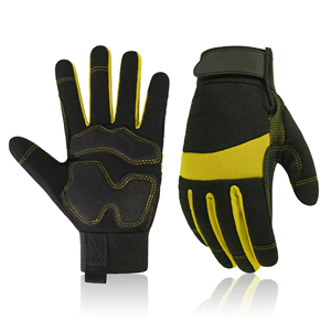 Guantes de Seguridad Profesionales para Taller, Protección Contra Impactos, Equipo de Protección Confiable para las Manos, Guantes de Trabajo de Cuero Cómodos - Product Image 2