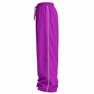 Pantalones de chándal anchos de lona para mujer, novedad 2026, de ajuste holgado, para invierno, joggers ligeros, ropa deportiva personalizada al por mayor - Product Image 3