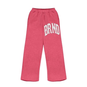 Ensemble de survêtement pour homme en molleton de coton délavé, comprenant un sweat à capuche zippé oversize à épaules tombantes et broderies effet vieilli, et un pantalon large - Product Image 2
