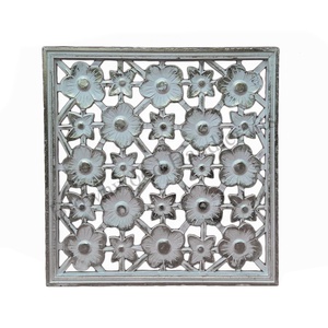 Panel de pared decorativo antiguo de MDF tallado a mano para decoración de hogar y oficina de lujo, paneles colgantes de pared para pasillo, Hotel y decoración de eventos - Product Image 2