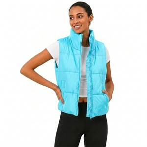 Chaleco Acolchado para Clima Frío, Premium, Sin Mangas, Resistente al Viento, Transpirable, Ecológico, Ropa de Calle, Prenda Exterior para Mujer - Product Image 1