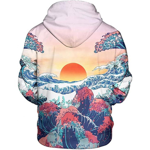Sweat à capuche polaire pour homme, personnalisé par sublimation, pour l'hiver, vente en gros, marque privée OEM, streetwear, séchage rapide, vêtements de sport élégants - Product Image 3