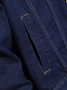 Good Quality <b>Men's</b> Denim <b>Jacket</b> <b>Long</b> Sleeve Single Button <b>Jacket</b> Regular Fit Multi-pockets Breathable Low Price <b>Men's</b> <b>Jackets</b> - Product Image 3