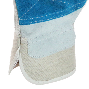 Wholesale Price Anti-Vibration Rigger Working <b>Gloves</b> Customize Logo Cowhide Leather Heat Resistant Safety Work <b>Gloves</b> - Product Image 4