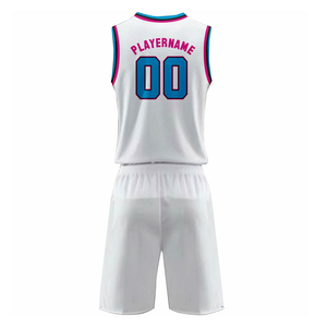 Uniforme de basket-ball professionnel grande taille, nom et numéro personnalisés, respirant, séchage rapide, imprimé, 100% polyester, couleur personnalisée - Product Image 3