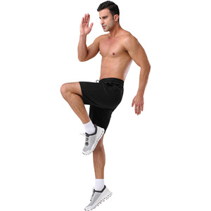 Men's 100% Cotton Joggers Shorts Breathable Casual Street Shorts Plain Dyed Multi Color Lightweight <b>Comfortable</b> Shorts For Men - Product Image 2