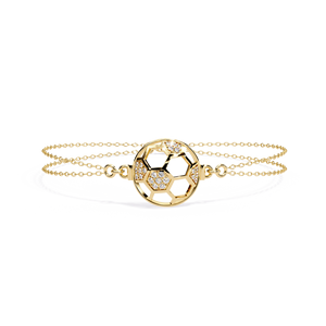 Lab Grown Hexagon Honeycomb Diamond <b>Bracelet</b> in Rose Gold | Minimalist Geometric Pave Designer Chain Diamond Jewellery for Women - Product Image 1