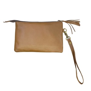 Genuine Leather Clutch <b>Wristlet</b> With Floral Tooling Accent Top Indian Manufacturer & Supplier Saman Exports - Product Image 6