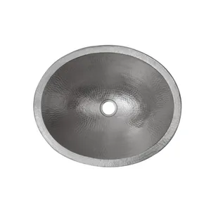 Handmade Ceramic Round Dessert <b>Plate</b> American Style Minimalist Design Solid Color Silver Plated <b>Surface</b> Party Crafted Bowl - Product Image 3