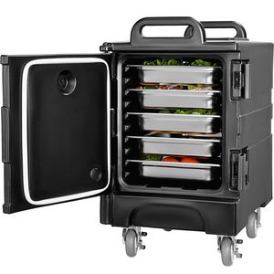 Contenitore Termico per Alimenti da 81 Qt con Caricamento Frontale, Scatola per Catering con Doppie Cinghie, Attrezzatura per Mantenere Caldo e Caldo - Product Image 1
