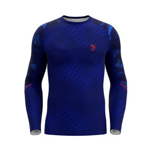 Solid Trader Premium Selection Rashguard de compression en tissu lisse anti-frottement pour l'entraînement sportif - Product Image 1