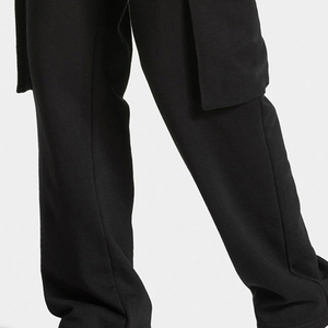 Premium Men's Black Cargo Sweatpants Loose Fit Drawstring Waist Multi <b>Pocket</b> Casual Jogger <b>Trousers</b> High Quality Wholesale - Product Image 4