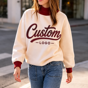 Sudadera con capucha para mujer con estampado 3D personalizado OEM, estilo moderno, corte holgado, cuello acanalado, fabricante, disponible con DTG y bordado. - Product Image 2