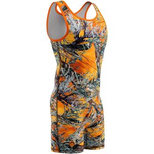 Combinaison de lutte personnalisée, anti-rétrécissement, extensible, respirante, légère, impression par sublimation professionnelle, tissu polyester 240g - Product Image 2