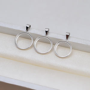 Nouvelles composantes de bijoux pour femme : Anneau ouvert en argent 925, motif coquille de cheval, pour perles sans aiguille, tailles 13-15 - Product Image 4