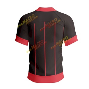 เสื้อแขนสั้นสำหรับผู้ใหญ่ผู้ชายชุดเครื่องแบบแฟนบอลรักบี้สไตล์ทีมออกแบบได้ตามต้องการสวมใส่สบาย - Product Image 5