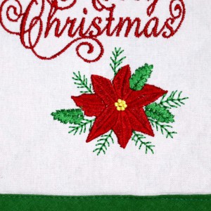 High Quality 100% Cotton Christmas Embroidery Design <b>Pot</b> <b>Holders</b> Kitchen & Tabletop Oven Use <b>Pot</b> <b>Holder</b> - Product Image 3