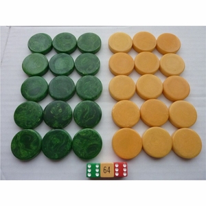 Custom Wholesale Vintage Resin Acrylic <b>Backgammon</b> Pieces Set Marbled Checkers Game Pieces <b>Board</b> Game Accessories Checkers - Product Image 1
