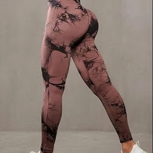 Leggings Deportivos para Mujer, Cintura Media, Elásticos, Anti-UV, Ecológicos, Transpirables, Sin Costuras, Spandex/Nailon - Product Image 1