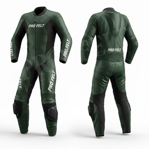 Traje de Carreras de Cuero Genuino de Seguridad Integral con Logotipo Personalizado, Equipo de Protección para Motociclismo Transpirable con Acolchado CE, Traje de Pista de Cuero OEM ODM - Product Image 4
