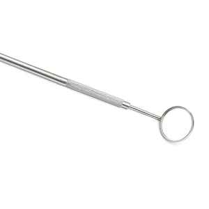 ENGR TRADERS CO Miroir buccal dentaire avec manche en acier inoxydable, poignée moletée, instrument chirurgical manuel professionnel, Classe I, argent - Product Image 4