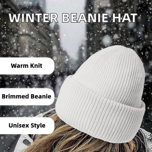 Bonnet d'hiver pour homme le plus vendu Hiver 2026 avec bordure, chaud, double tricot, revers, en tissu courant, pour adultes, idéal pour les voyages - Product Image 4