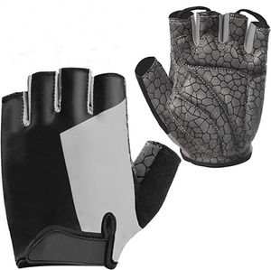 Gants de moto d'hiver personnalisés, demi-doigts, antidérapants, en polyester, unisexes, avec boucle, imperméables, protection UV, toutes saisons - Product Image 6