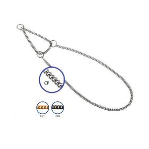 Collar de Cadena para Perro Clásico Ajustable de Cobre Sólido Martingale en Oferta para Exposiciones Caninas - Product Image 2