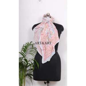 Pareo de Playa para Mujer 100% Algodón, Estampado a Mano, Pareo sin Mangas Cómodo para Chicas, Ligero - Product Image 3