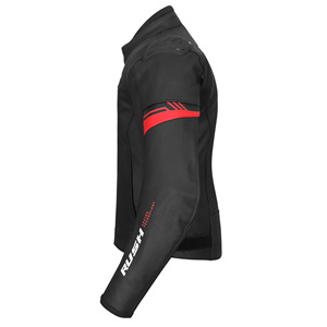 <b>Men's</b> Leather Racing <b>Jacket</b>-Plus Size Breathable Waterproof Motorcycle Protective Gear for off Road <b>Bike</b> Riding with Front Logo - Product Image 3