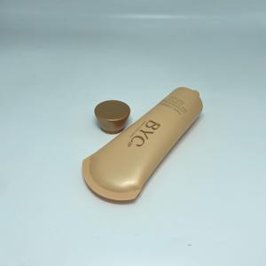 Tube en plastique PE brun de 5 couches pour l'emballage de crème solaire avec impression sérigraphique et impression offset, capuchon coloré - Product Image 5