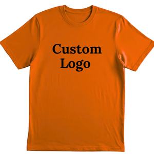 Camiseta de manga corta de algodón de color liso para hombre - Product Image 3