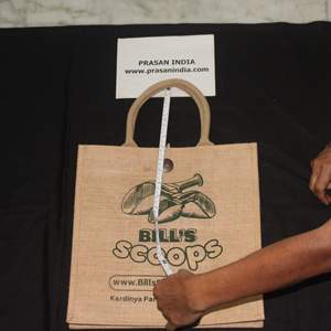 Bolsa de Compras de Yute para Supermercado con Cierre de Hombro y Asa de Algodón, Puede Contener hasta 15 Libras, Artículos Diarios para Uso en Fiestas - Product Image 5