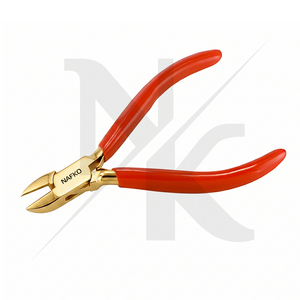 Pince coupante latérale de qualité industrielle 120 mm en acier inoxydable, pince coupante à fil avec poignée PVC personnalisable, idéale pour la bijouterie, la fabrication de perles et l'artisanat - Product Image 4