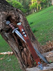 Couteau de cuisine en acier Damas sur mesure, différents styles, prix bas, qualité professionnelle, manche de haute qualité - Product Image 3