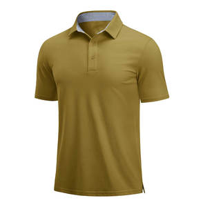 เสื้อโปโลแขนสั้นลำลองสำหรับผู้ชาย ผ้าฝ้าย 100% สกรีนโลโก้ตามสั่ง คุณภาพสูง ไซส์ใหญ่ เสื้อโปโลสำหรับตีกอล์ฟ แฟชั่น - Product Image 1