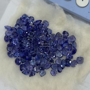 Pierre précieuse naturelle certifiée Tanzanite facettée pour la fabrication de bijoux, Tanzanite brute de qualité loupe, lot en gros, meilleur prix de gros - Product Image 3
