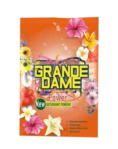 Détergent en poudre Grande Dame Power, concentré extra puissant |   Nettoyant pour linge ultra-blanc, élimination des taches tenaces, parfum floral frais, pack - Product Image 1