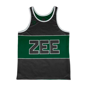 Maillot de basket-ball personnalisé brodé avec impression numérique par sublimation, en maille polyester, pour jeunes, réversible, sans manches - Product Image 3